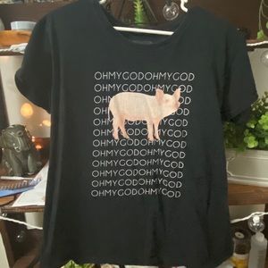 Shane Dawson Ohmygod pig tee